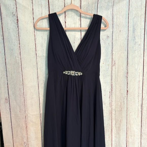 NWOT Eliza J Embellished High/Low Chiffon Dress - Picture 6 of 15